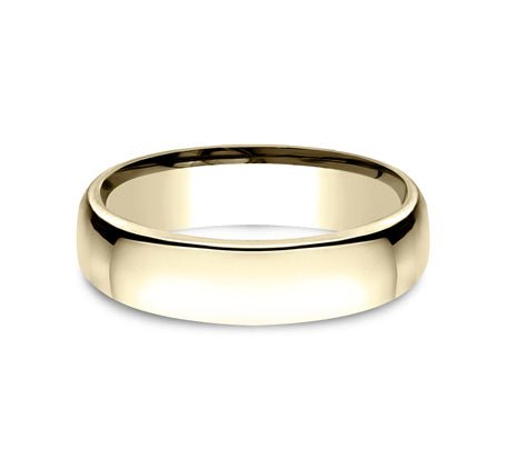 Benchmark - 18k Yellow Gold Comfort Fit Wedding Band (5.5mm)
