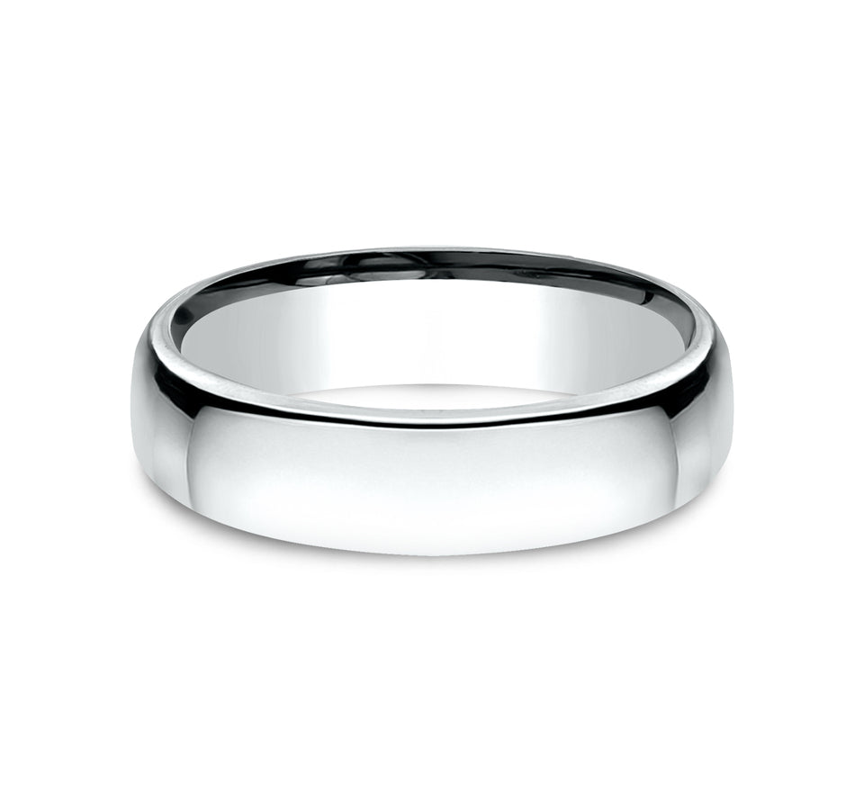 Benchmark - Platinum Comfort Fit Wedding Band (5.5mm)