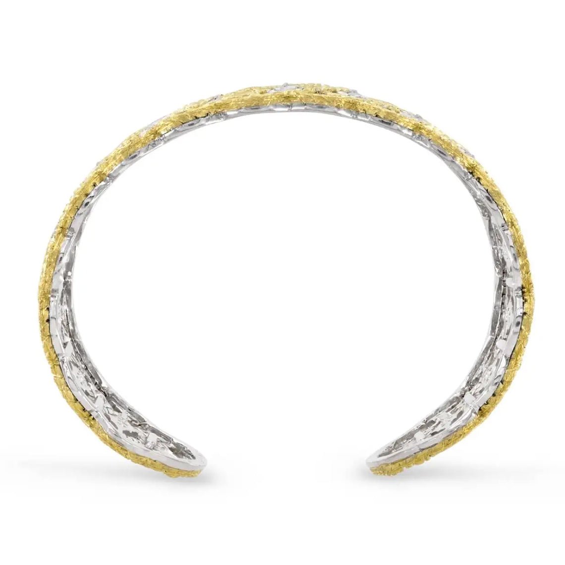 Buccellati - 18k Gold Diamond Étoilée Cuff Bracelet