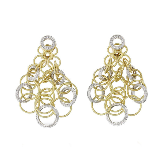 Buccellati - 18k Gold Diamond Hawaii Small Earrings