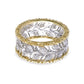 Buccellati - 18k Gold Diamond Ramage Band Ring