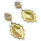 Buccellati - Estate 18k Yellow & White Gold Pendant Earrings