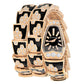 Bvlgari - Serpenti Scagile Rose Gold Diamond Onyx Bracelet Watch