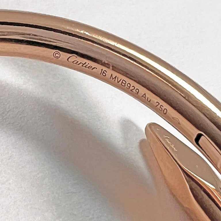 Cartier Rose Gold Juste un Clou Bracelet Greenleaf Crosby