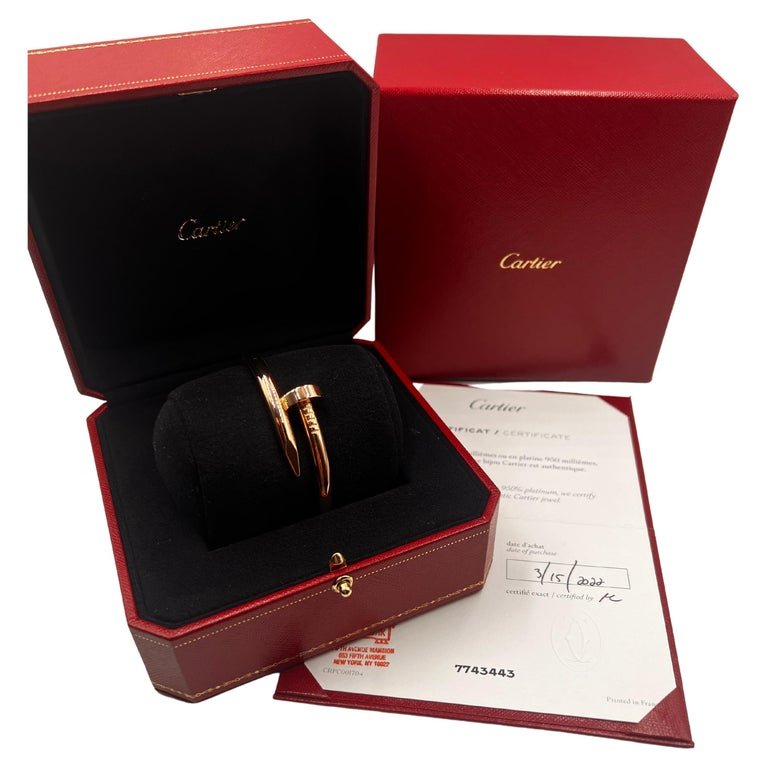 Cartier - 18k Rose Gold Size 16 Juste un Clou Bracelet