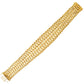 Cartier - 1970s 18k Yellow Gold Wide Braided Bracelet