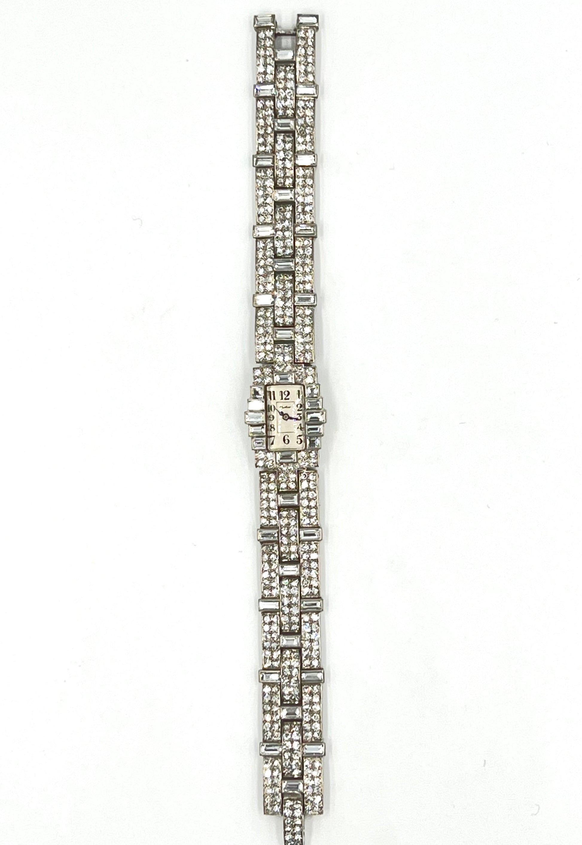 Cartier - Art Deco Platinum Diamond Ladies' Wristwatch
