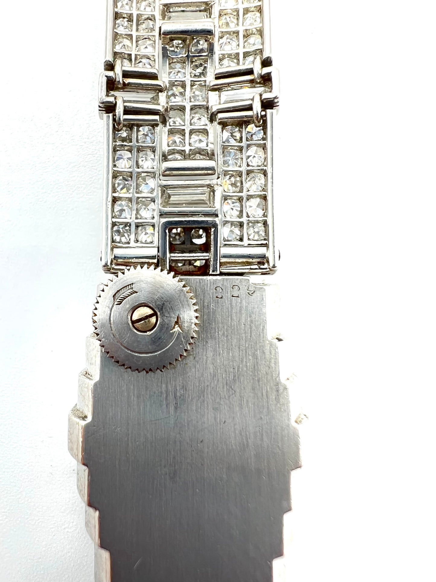 Cartier - Art Deco Platinum Diamond Ladies' Wristwatch