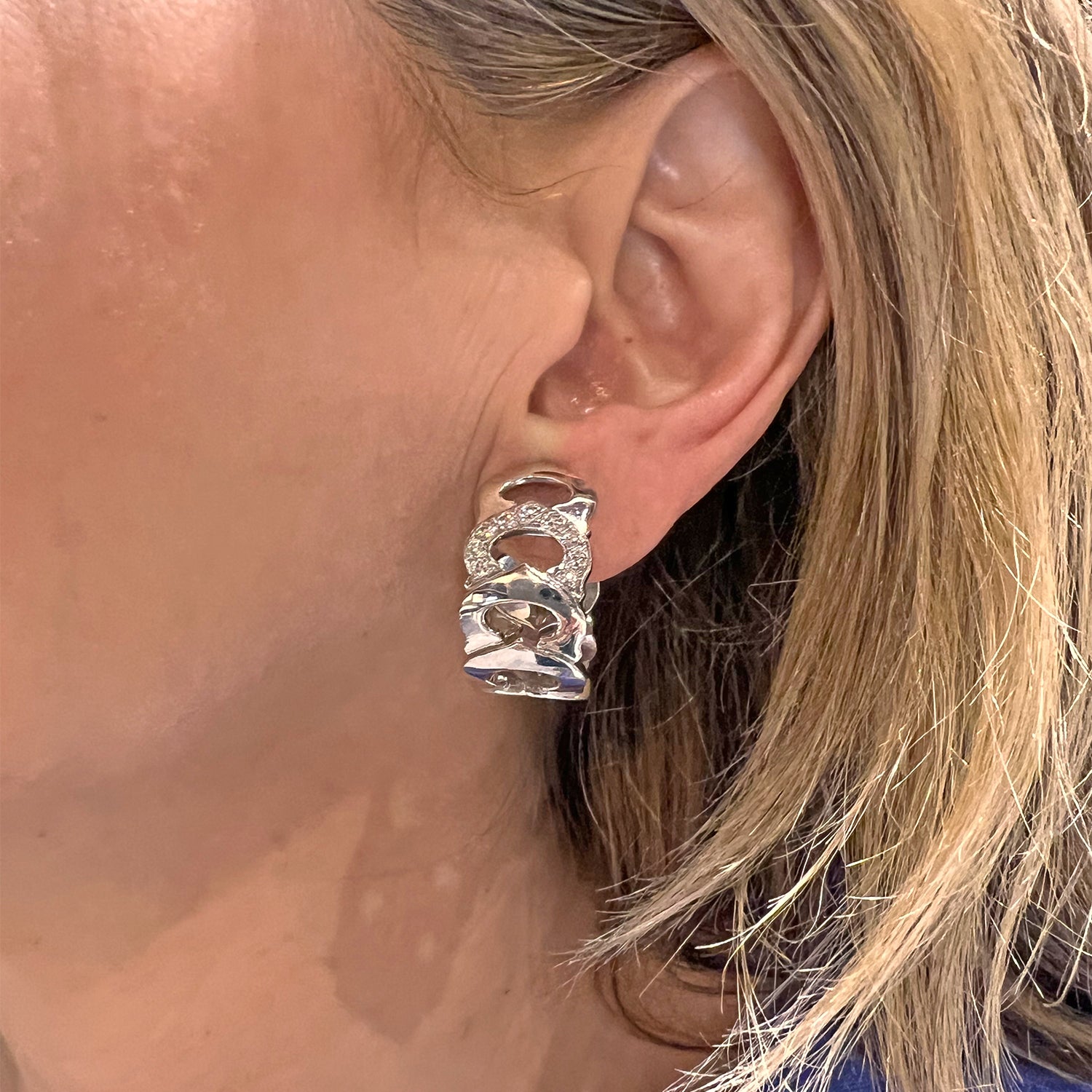 Bonhams : CARTIER 'C DE CARTIER' EARRINGS