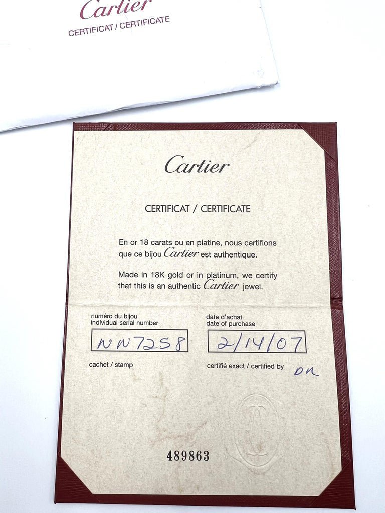 Cartier - Cartier 18k White Gold Diamond Lanieres Earrings