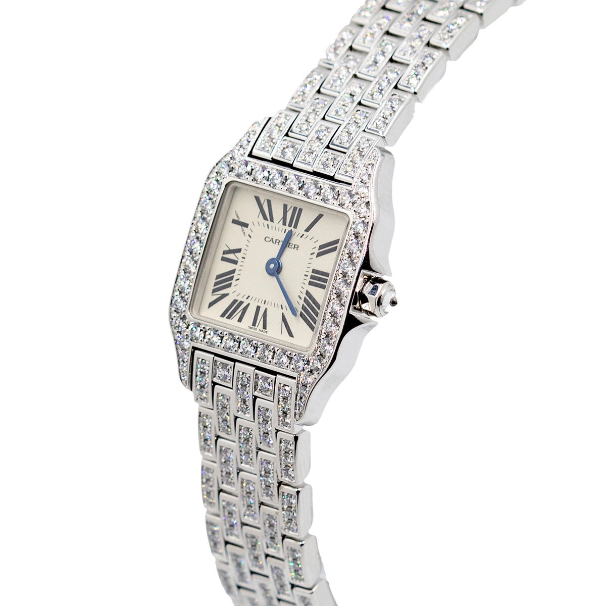 Cartier - Santos Demoiselle White Gold Diamond, Ref. WF9010YA