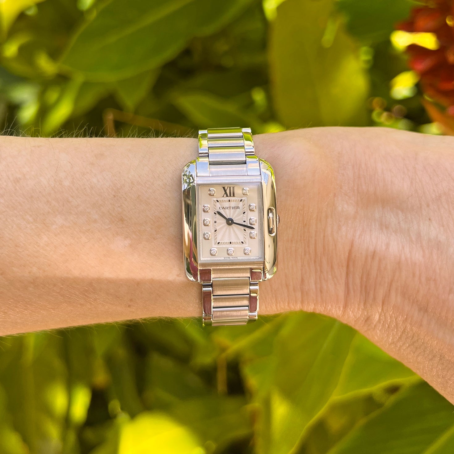 Cartier tank anglaise small best sale