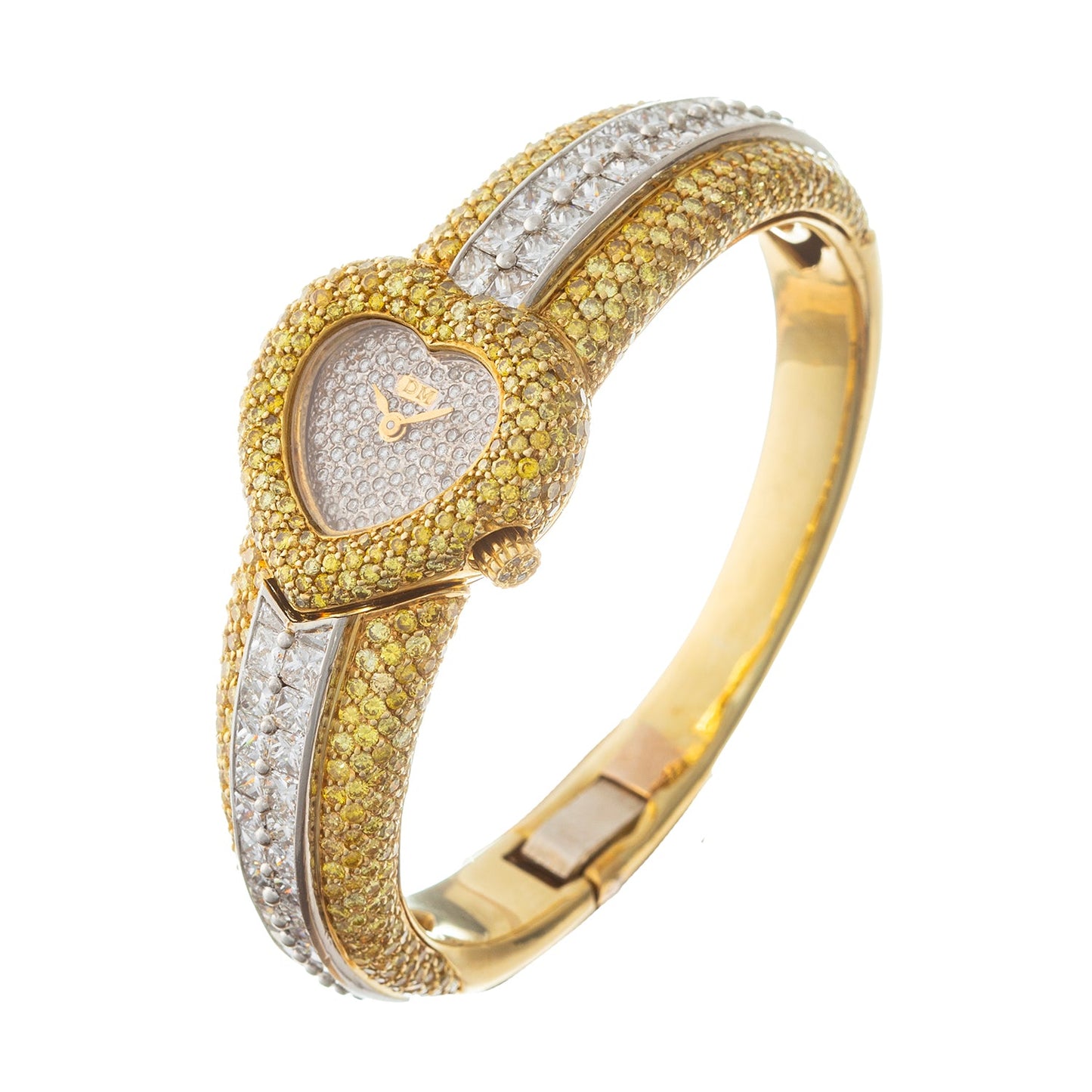 David Morris - Fancy Intense Yellow & White Diamond Bracelet Watch