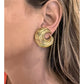 David Webb - 1970s 18k Yellow Gold Crescent Earrings