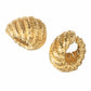 David Webb - 1970s Hammered 18k Yellow Gold Half Hoops