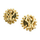 Elizabeth Locke - 19k Yellow Gold Ancient Bronze Coin Earrings
