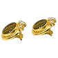 Elizabeth Locke - 19k Yellow Gold Venetian Glass Pearl Earrings