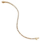 Estate Collection - 18k Yellow Gold Emerald-Cut Diamond Line Bracelet