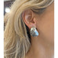 Estate Collection - Baroque South Sea Pearl Multicolored Diamond Earrings