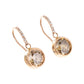 Estate Collection - Bezel-Set Brown Diamond Drop Earrings