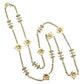 Estate Collection - Bielka 18k Gold Diamond Flower Chain Necklace