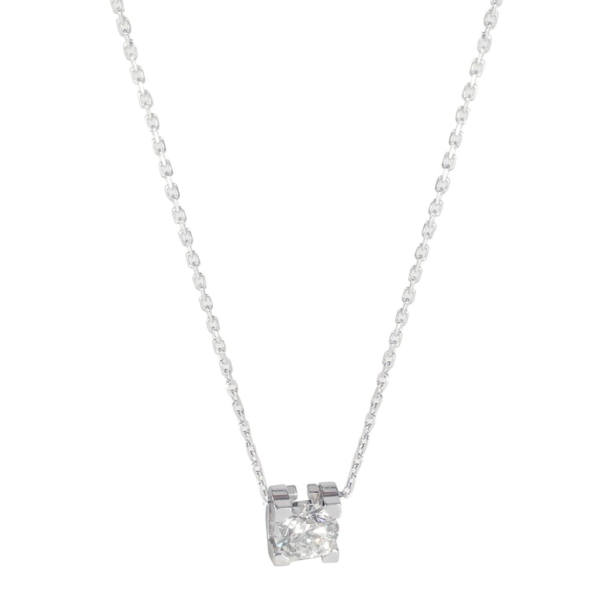 Estate Collection - C de Cartier Round Diamond Solitaire Pendant