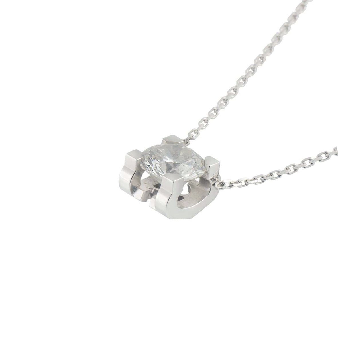 Estate Collection - C de Cartier Round Diamond Solitaire Pendant