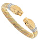 Estate Collection - Cartier 18k Gold Diamond Panther Cuff Bracelet