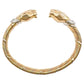 Estate Collection - Cartier 18k Gold Diamond Panther Cuff Bracelet