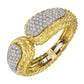 Estate Collection - David Webb 18k Gold Platinum Diamond Cuff Bracelet