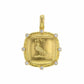 Estate Collection - Elizabeth Locke 19k Gold Diamond Dove Pendant