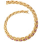 Estate Collection - Italian 18k Yellow Gold Ruby Collar Necklace