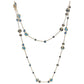 Estate Collection - Marina B 18k Gold Cardan Blue Bead Long Necklace