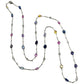 Estate Collection - Multicolored Sapphire Diamond by the Yard Necklace