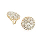Estate Collection - Pavé Old Mine-Cut Diamond Domed Earrings