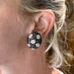 Estate Collection - Pavé Sapphire Diamond Domed Earrings