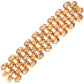 Estate Collection - Retro 18k Rose Gold Wide Turbo Design Bracelet
