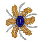 Estate Collection - Tanzanite Yellow Sapphire Diamond Fireworks Brooch