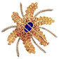 Estate Collection - Tanzanite Yellow Sapphire Diamond Fireworks Brooch