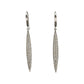 Estate Collection - Tiffany 18k White Gold Pavé DIamond Drop Earrings