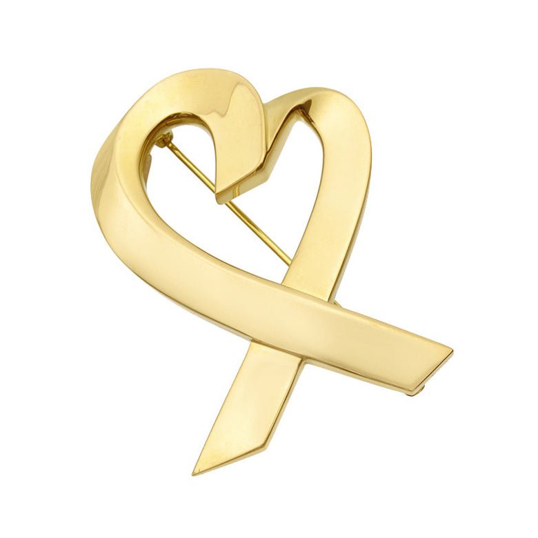 Estate Collection - Tiffany Paloma Picasso 18k Gold Loving Heart Pin