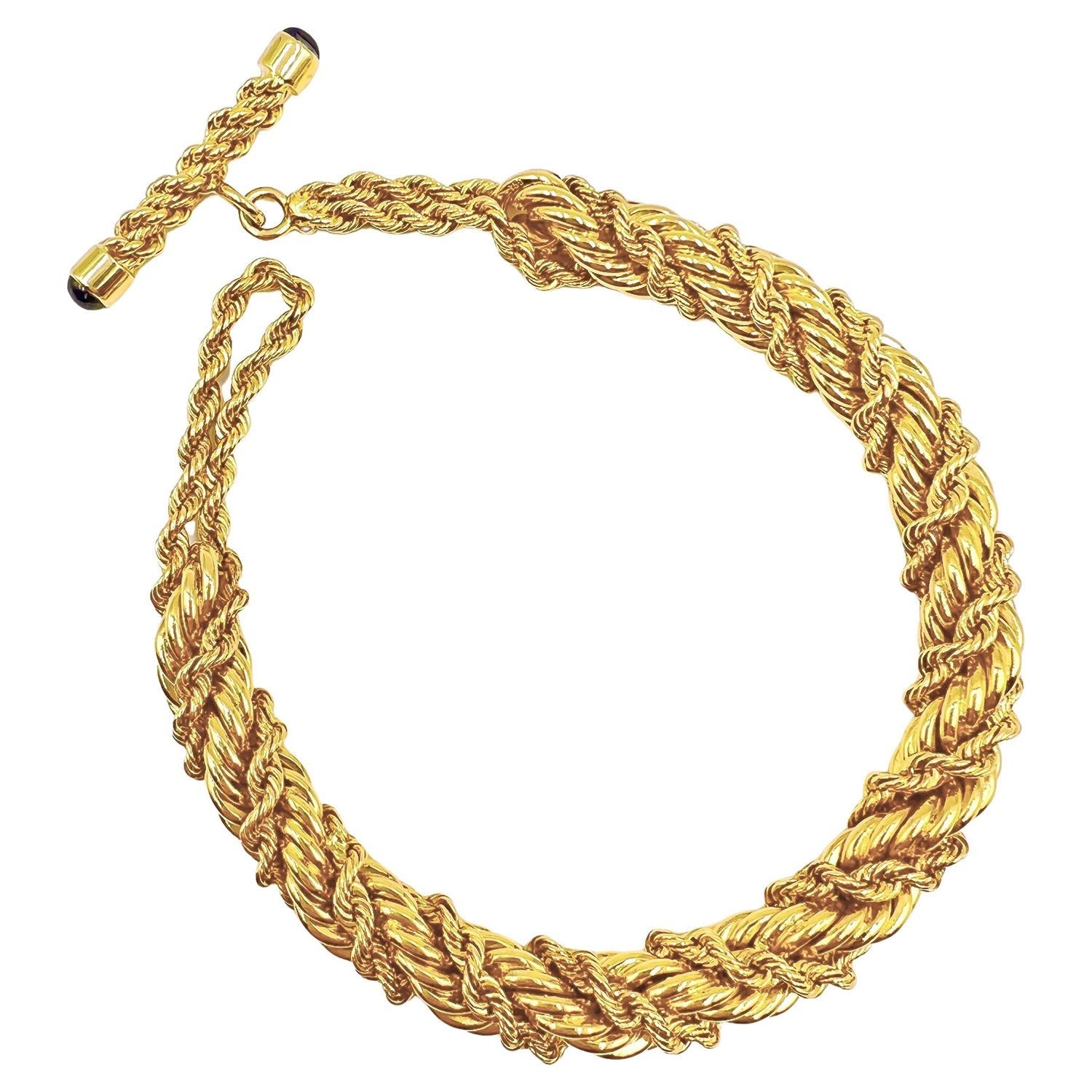 Estate Collection - Tiffany Schlumberger 18k Yellow Gold Rope-Twist Bracelet