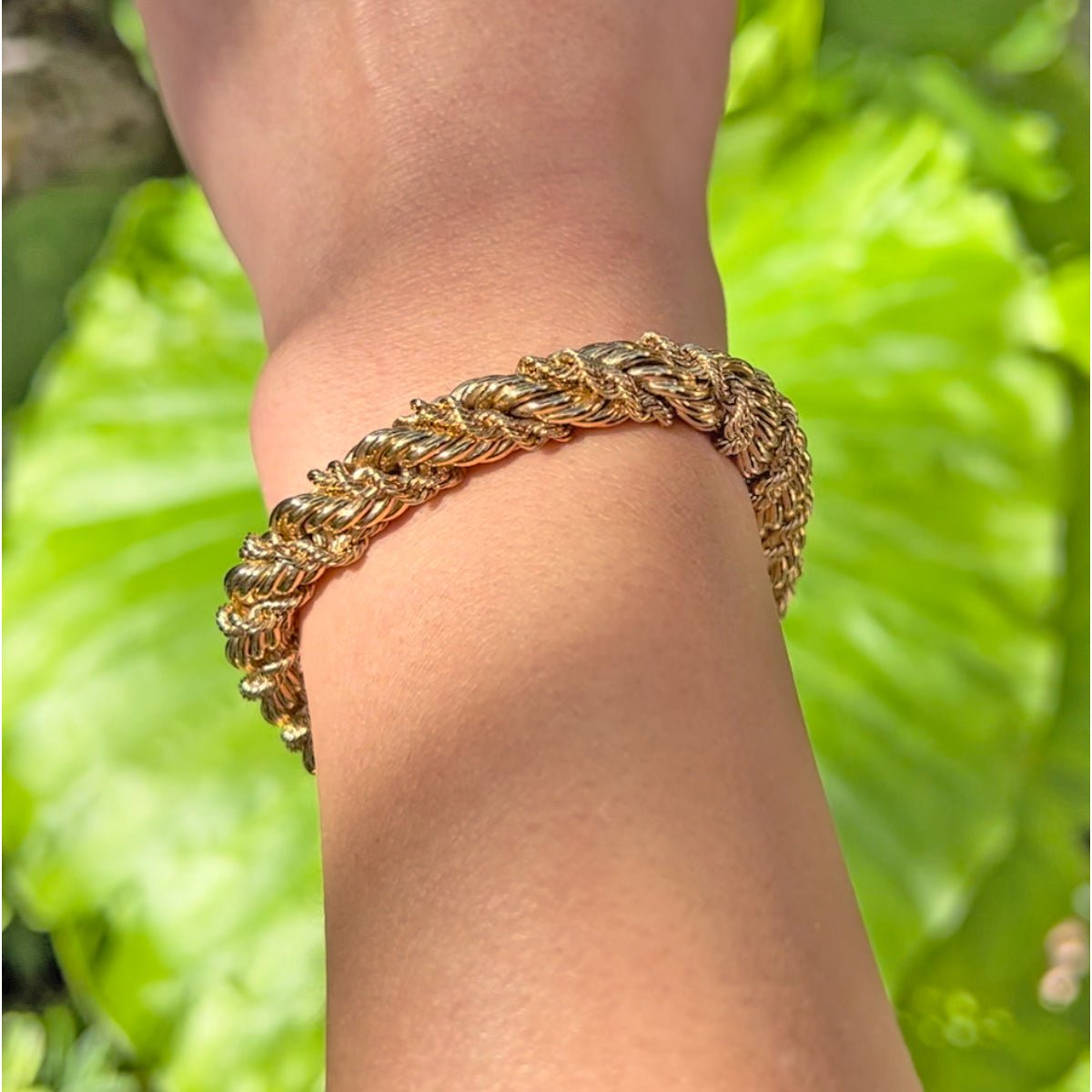 Schlumberger 18k Yellow Gold Rope-Twist Bracelet