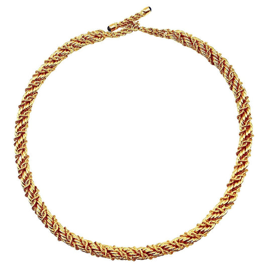 Estate Collection - Tiffany Schlumberger 18k Yellow Gold Rope-Twist Necklace