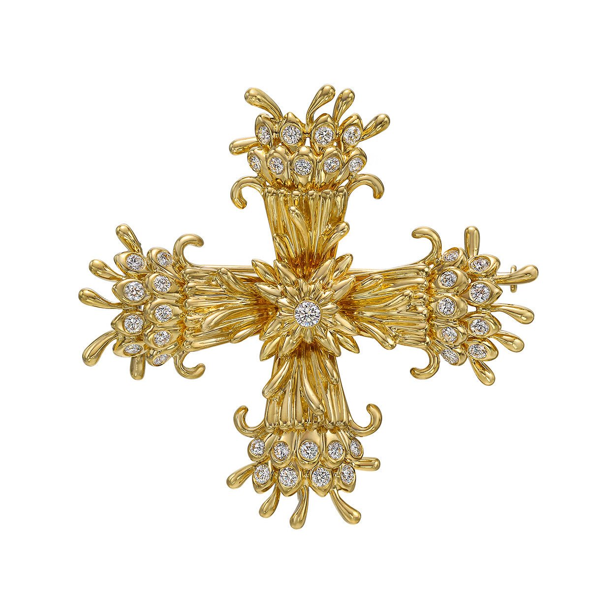 Estate Collection - Tiffany Schlumberger Maltese Cross Pendant Brooch