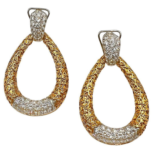 Estate Collection - Van Cleef & Arpels 1970s Door Knocker Earrings