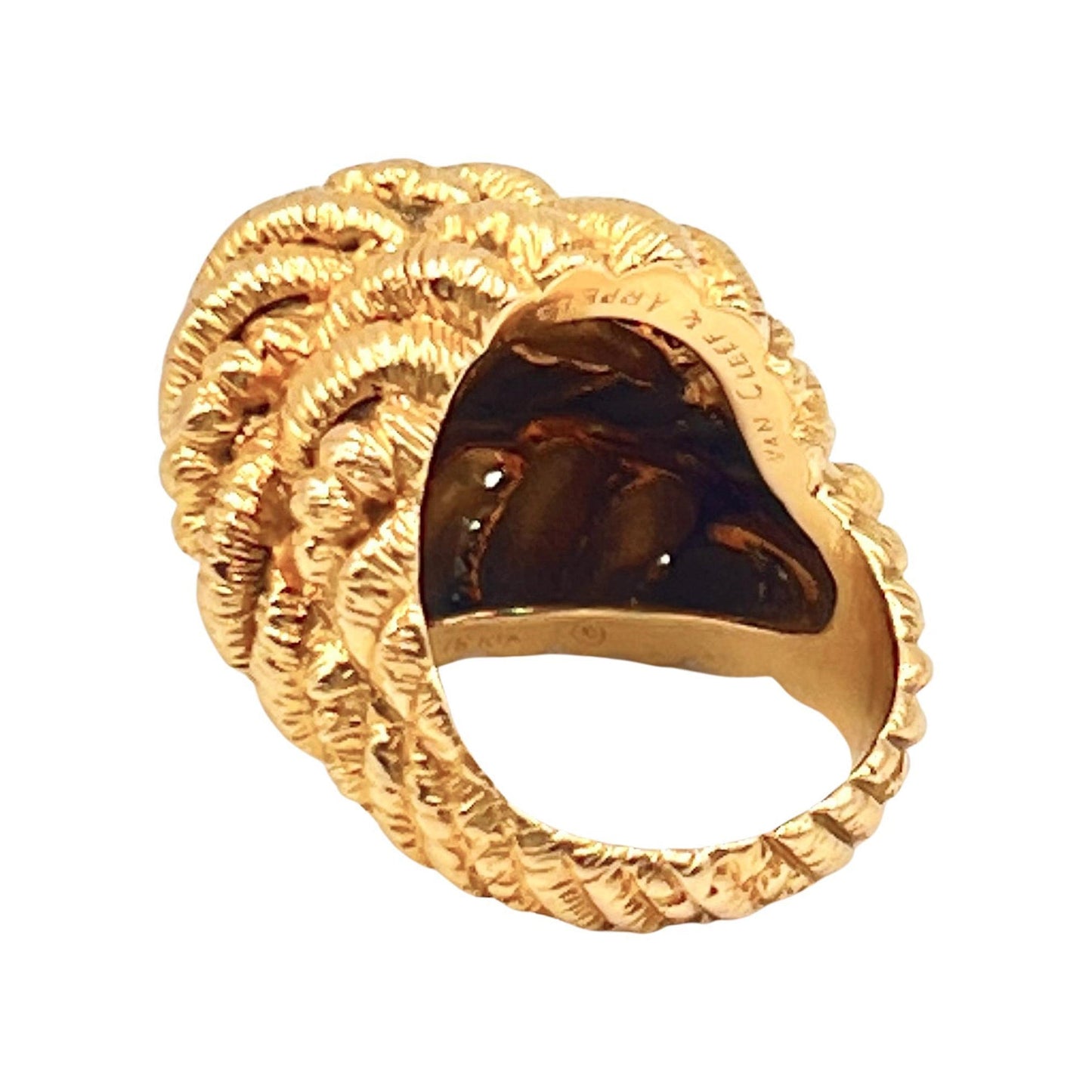 Estate Collection - Van Cleef & Arpels Textured 18k Gold Knot Ring