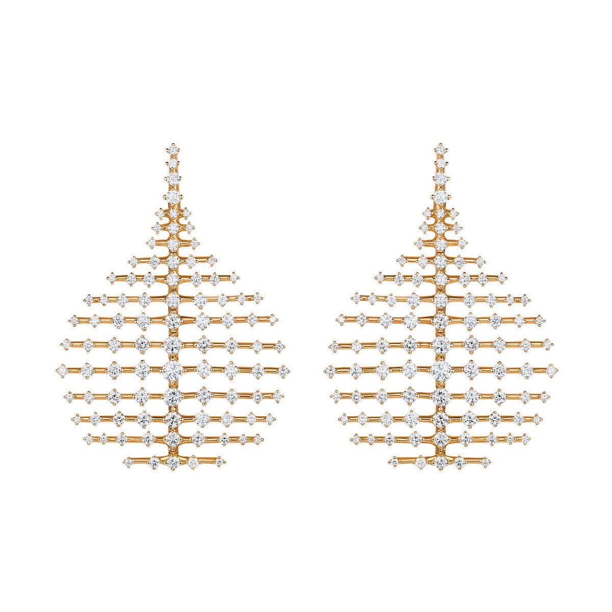 Fernando Jorge - 18k Yellow Gold Diamond Small Disco Earrings