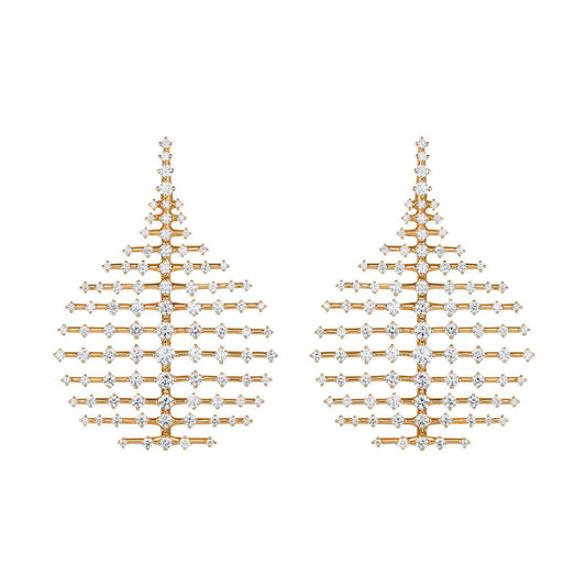 Fernando Jorge - 18k Yellow Gold Diamond Small Disco Earrings
