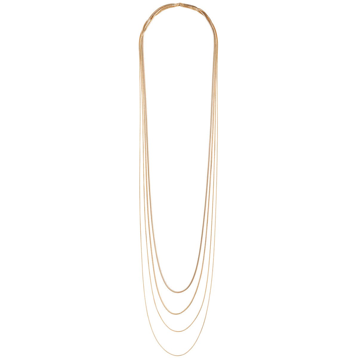 Fernando Jorge - 18k Yellow Gold Parallel Multi-Chain Long Necklace
